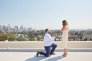 los angeles rooftop proposal ring stash